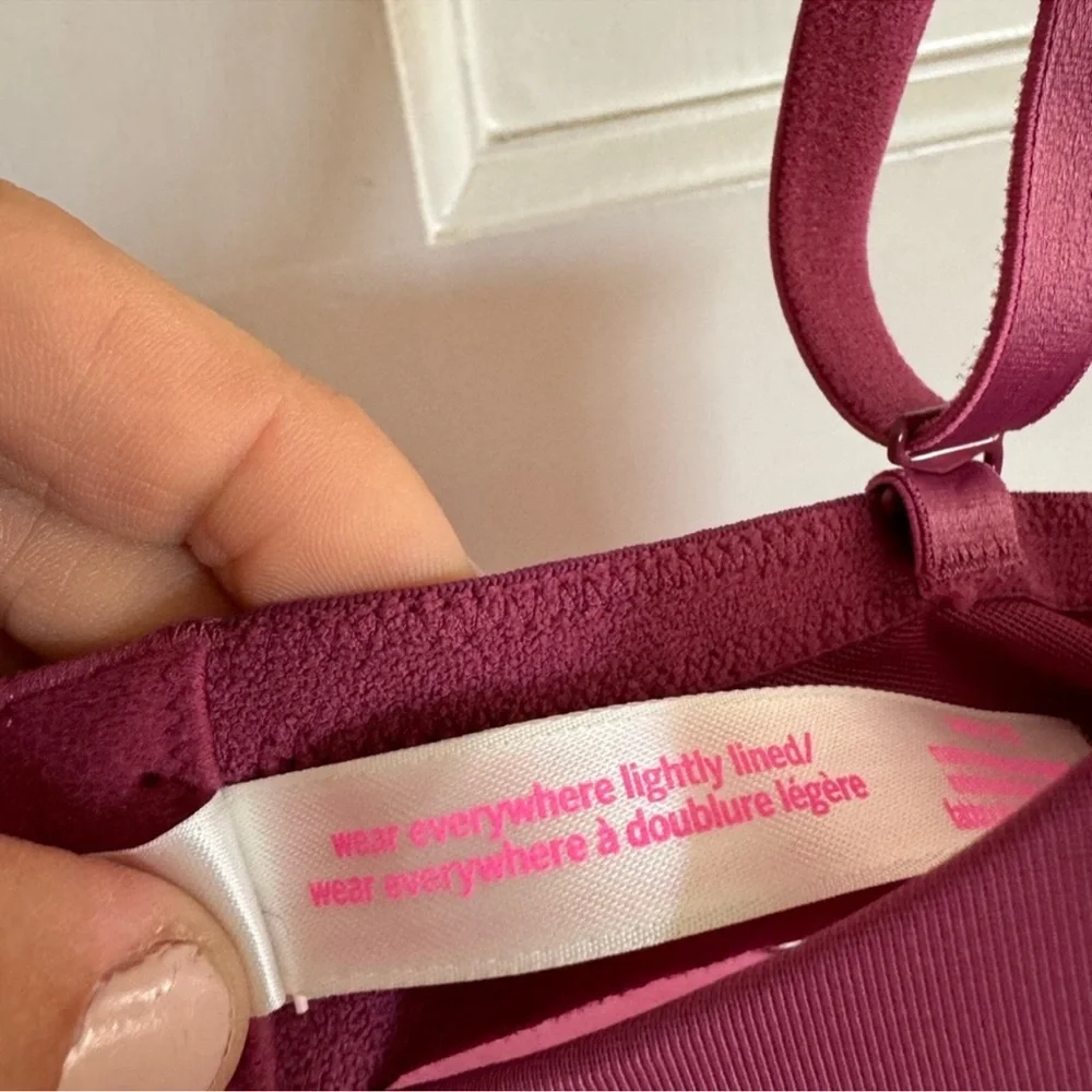 PINK Victoria’s Secret mauve purple wear everywhere lightly lined bra size‎ 34DD